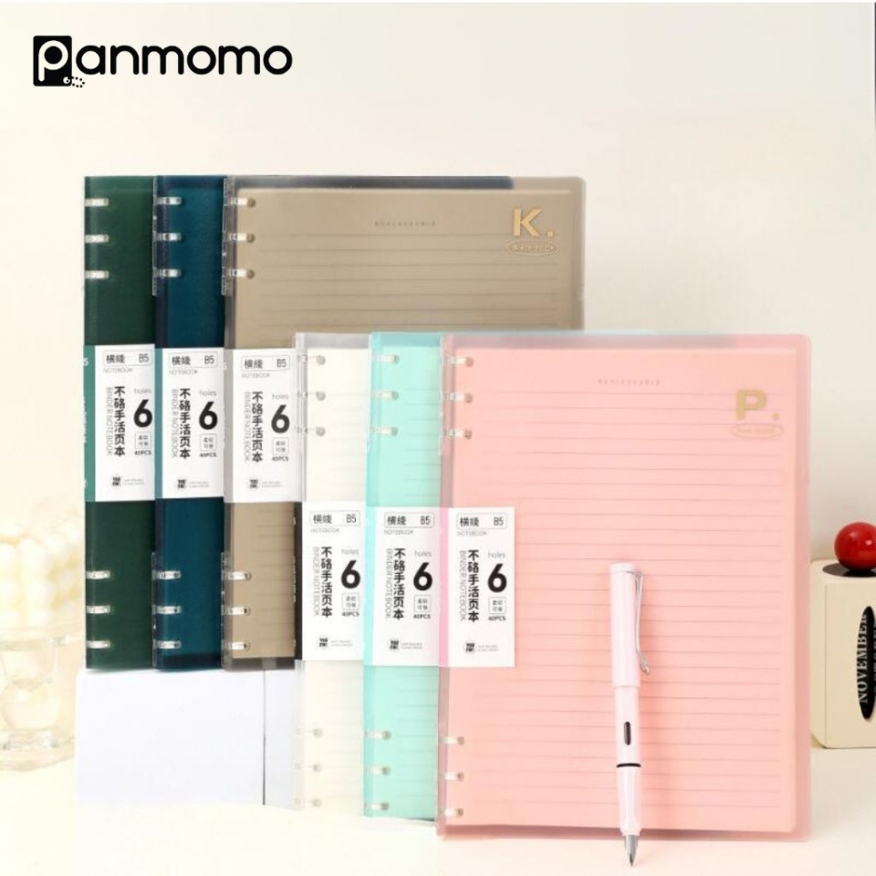 Soft Slim Cover 6 แหวน Slim File Binder