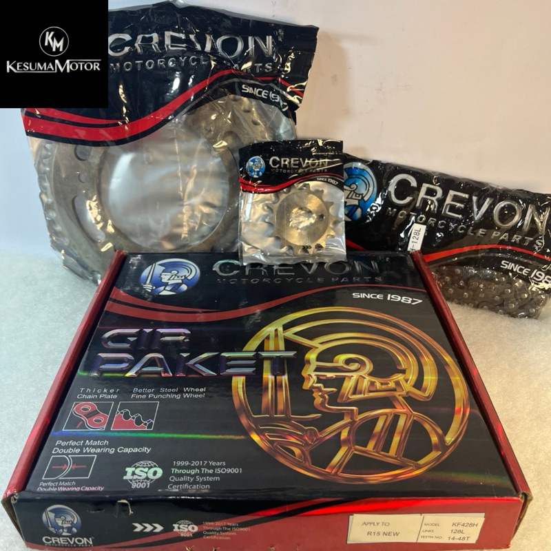 ชุดเกียร์ + โซ่ R15 R 15 V3 VVA LED VISION R XSR 155-CREVON