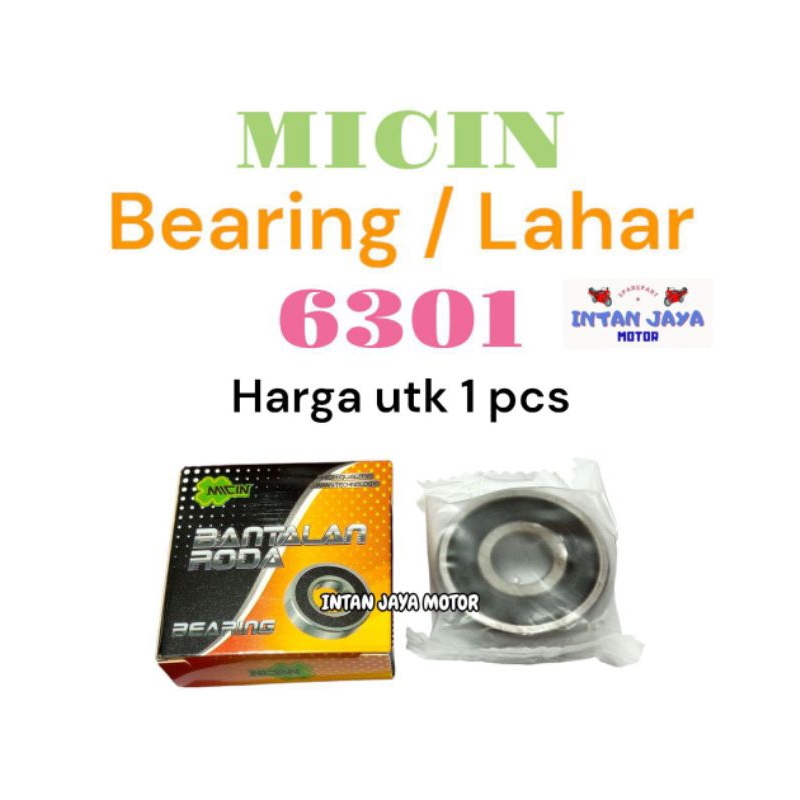 1 ชิ้นแบริ่งลูกกลิ้ง 6301 LAHER 6301 KLAHER 6301 LAHAR 6301 แบริ่งล้อรถจักรยานยนต์