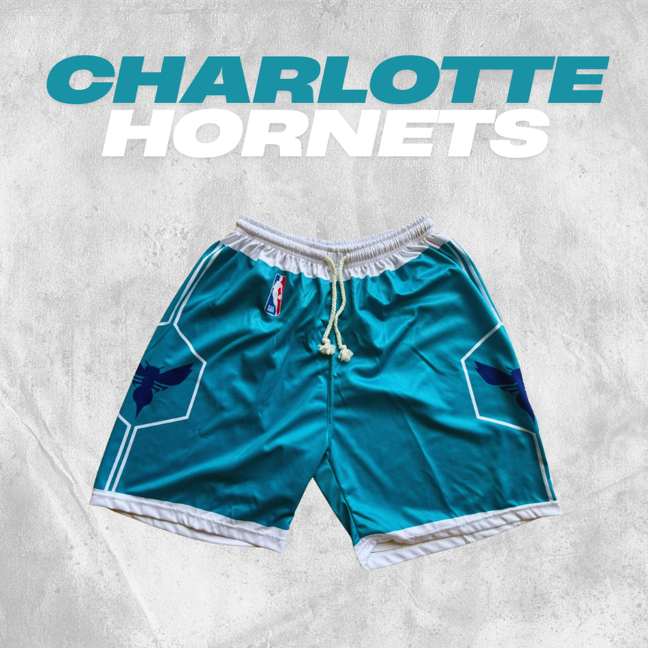 กางเกงบาสเก็ตบอล Charlotte Hornets Drifit