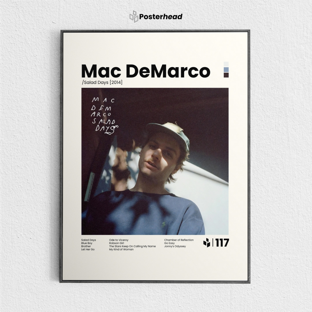 Mac Demarco Poster - Salad Days - Frameblock Wall Decorative - Posterhead