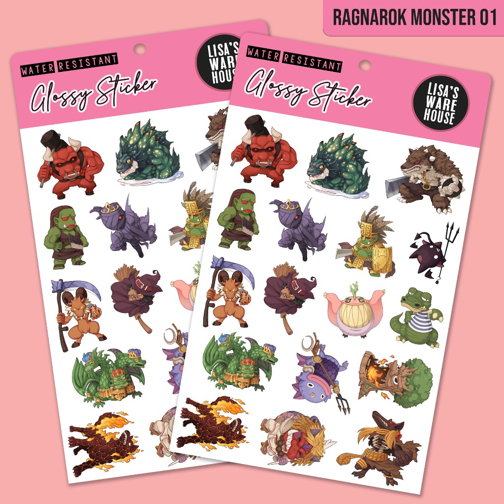 สติ๊กเกอร์ Ragnarok Monster Volume 01