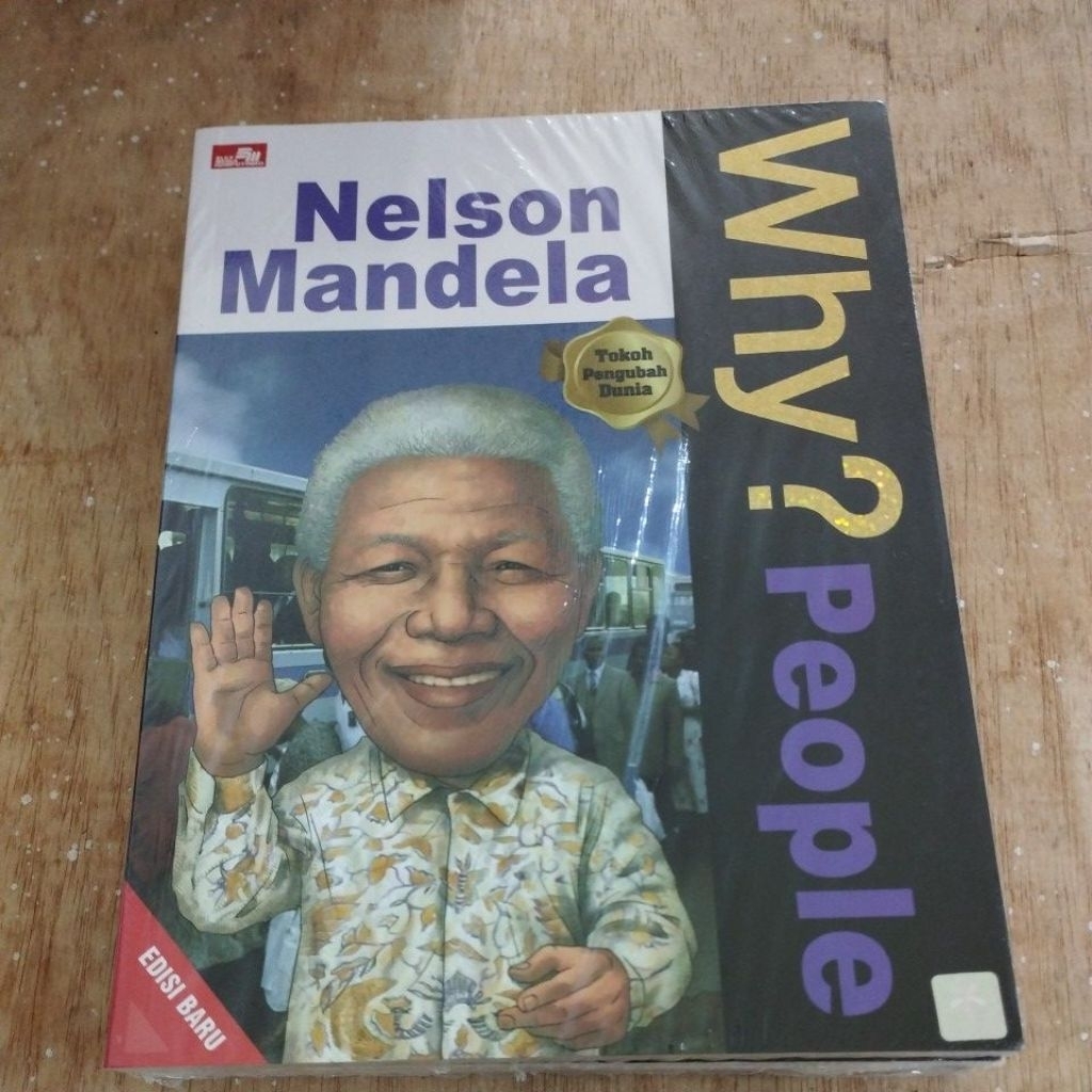หนังสือการ์ตูนวิทยาศาสตร์ต้นฉบับของ Why People Nelson Mandela