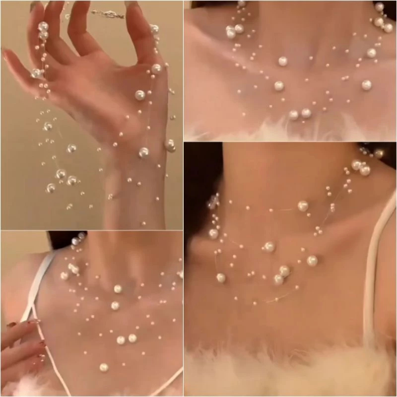 สร้อยคอมุกพู่ (K44)*