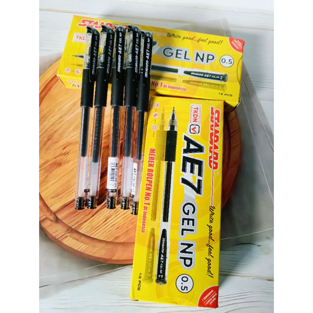 ปากกาเจล STANDARD AE7 NP PER 1 แพ็ค 12 ชิ้น