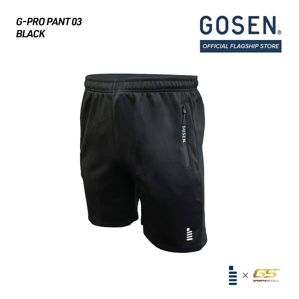 GOSEN G-Pro 03 Tournament Short Pant - สีดํา/ขาว