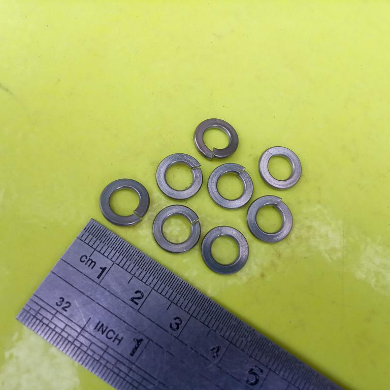 แหวน SPRING SS M6 สแตนเลส / แหวนโบลต์คีย์ 10 / แหวนสปริงสแตนเลส M6 / แหวน SPRING SS M6 SS304 ANTI-RU