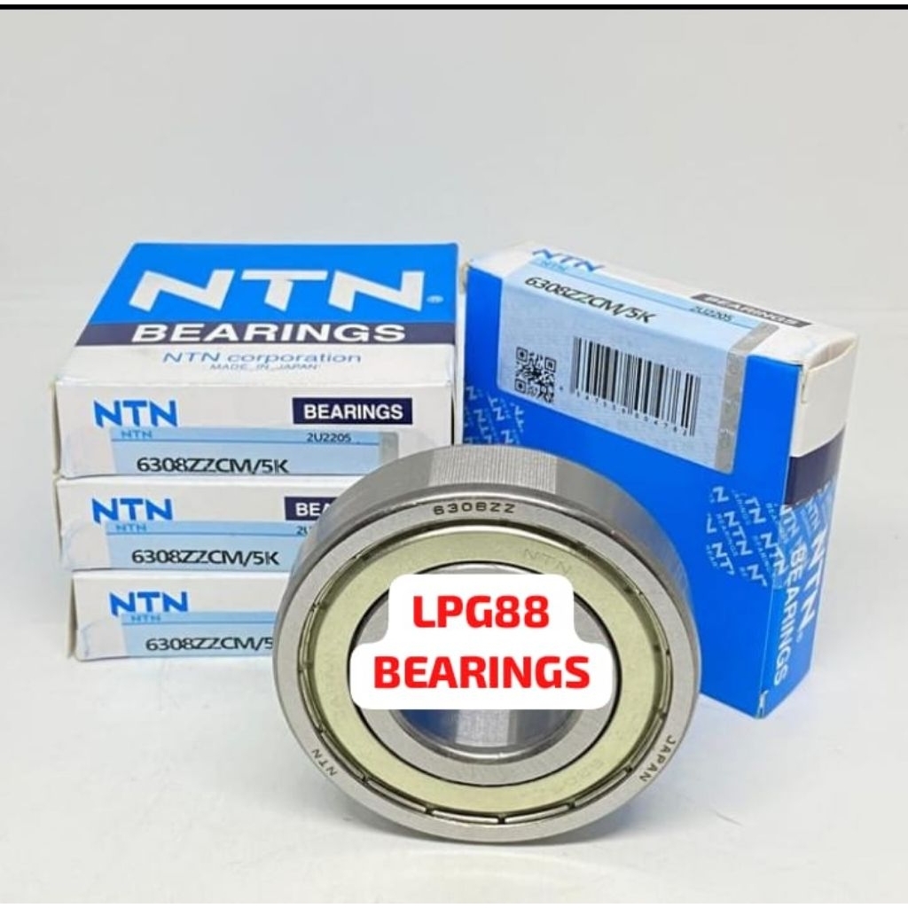 BEARING 6308 ZZ NTN IRON COVER 6308ZZ