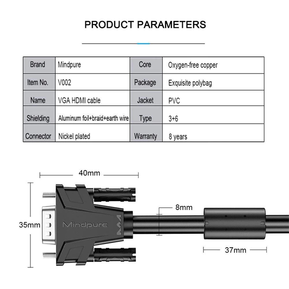 สาย Mindpure vga VG002