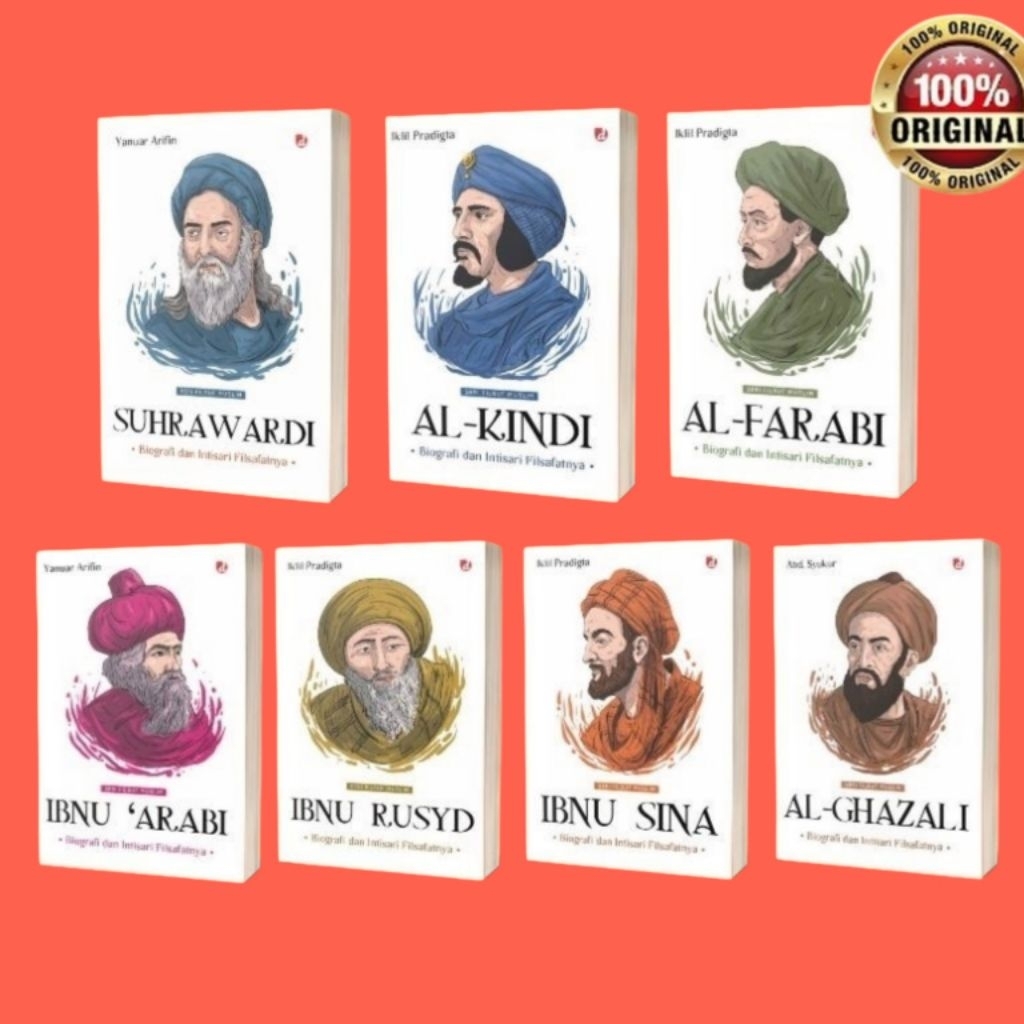แพ็คเกจหนังสือชุดกตัญญูมุสลิม - ibnu sina - al ghazali - ibnu rusyd - ibnu arabi