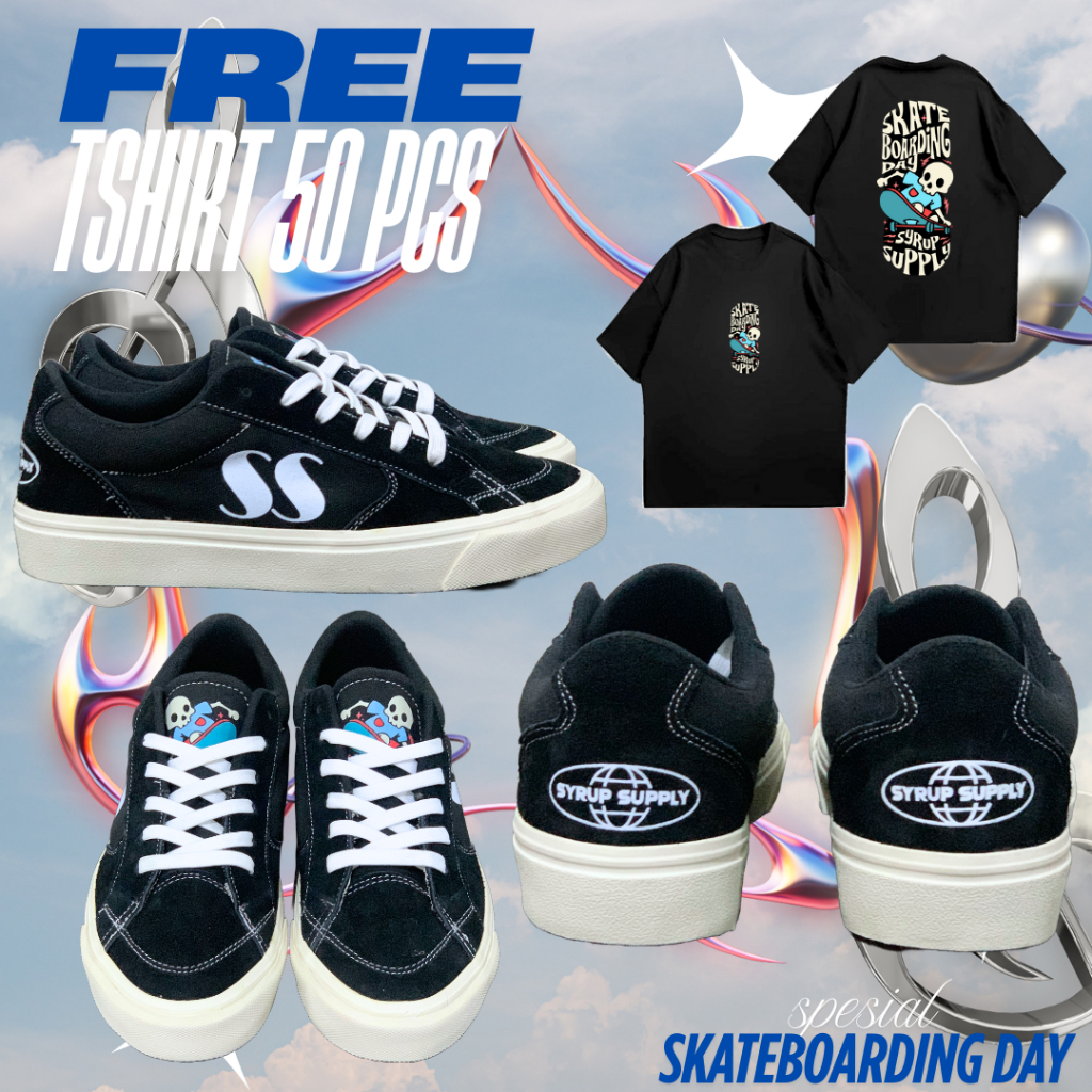 SYRUP SUPPLY l SKATE DAY SHOES SERIES l SKATE SHOES สําหรับผู้ชายและผู้หญิง
