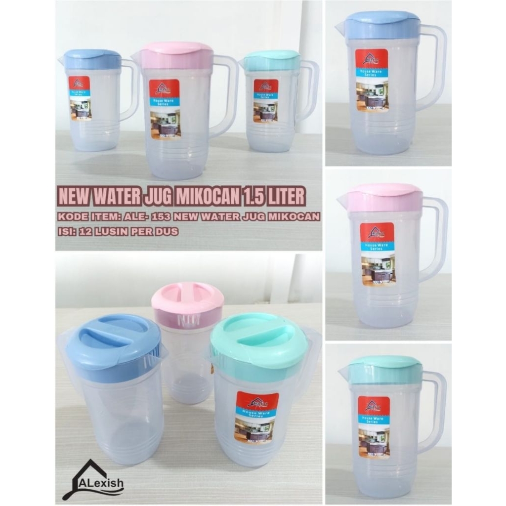Alexis Mini Ice 1.5 ลิตร/Mikocan Alexis 1.5lt Plastic Cup