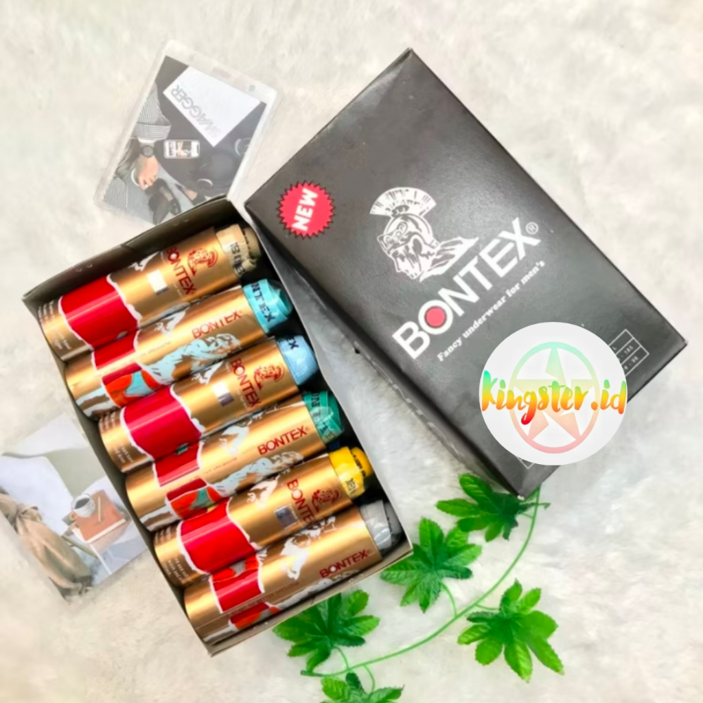 (6 - 12 ชิ้น) กางเกงชั้นในชาย Bontex / Bontex Tube Mens CD / Bontex โหลของซีดี
