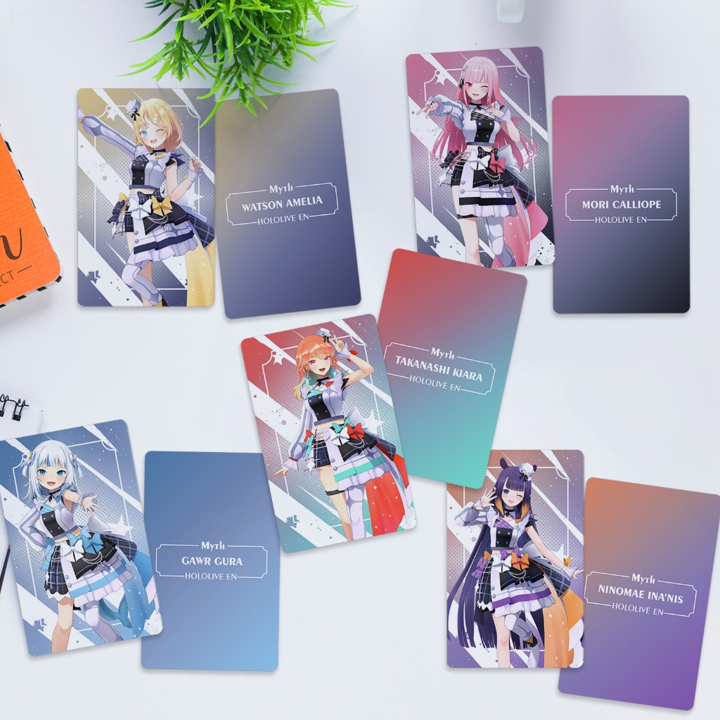 Photocard MYTH Idol Costume - Watson Amelia - Gawr Gura - Mori Calliope - Ninomae Inais - Takanashi 