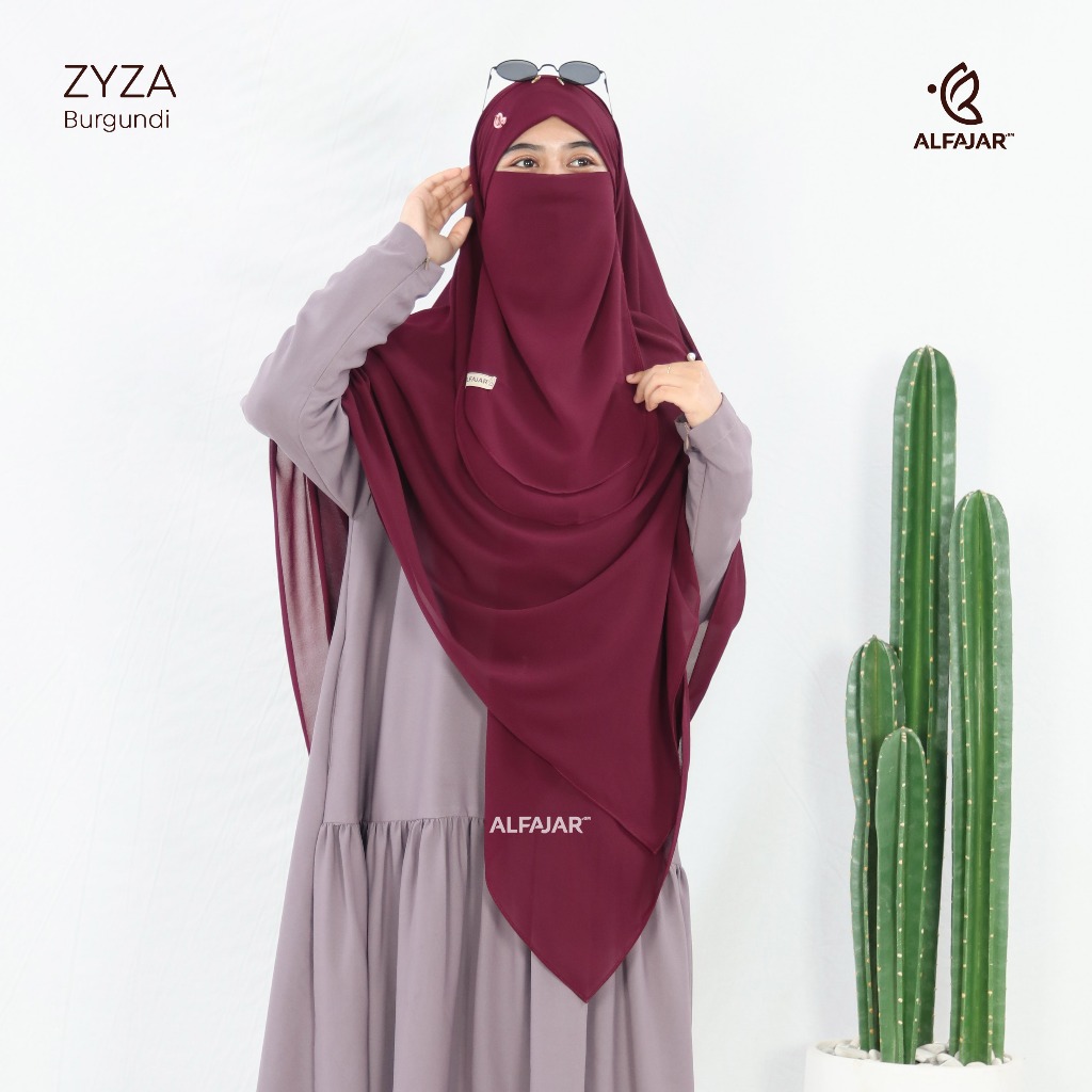 Alfajar - Square Instant Bandana ZYZA Jumbo Ceruty Babydoll Premium Instant Square Bandana Hijab