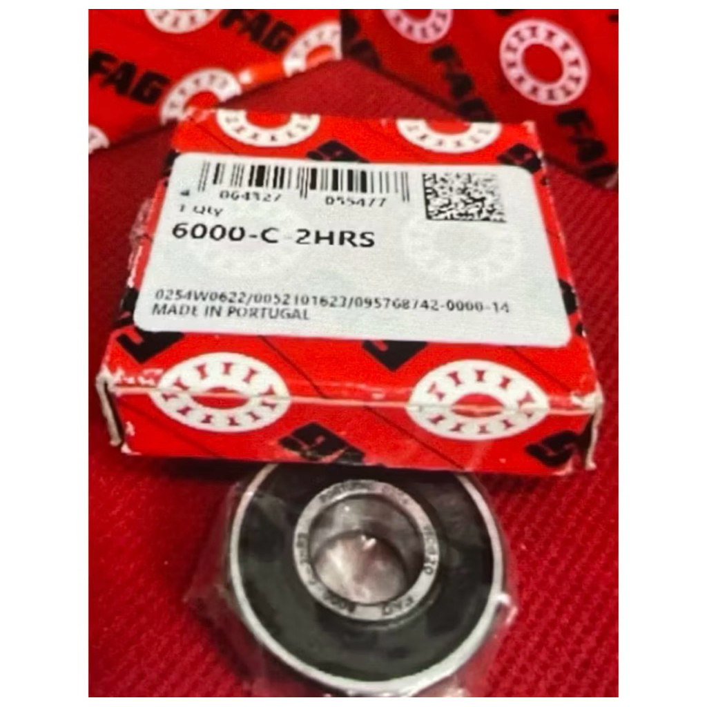 MINIMAL Bearing 6000 2RS / 6000 2RS C3 FAG ORIGINAL (ซื้อขั้นต่ํา 10 ชิ้น)
