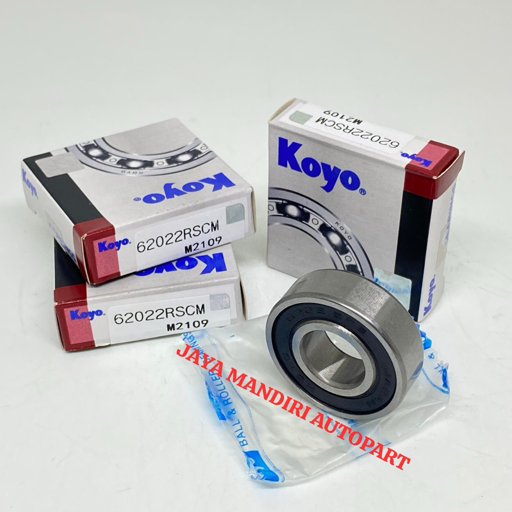 BEARING 6202 2RS KOYO หมวกยาง DIMENSIONS 15x35x11MM 62022RS KOYO