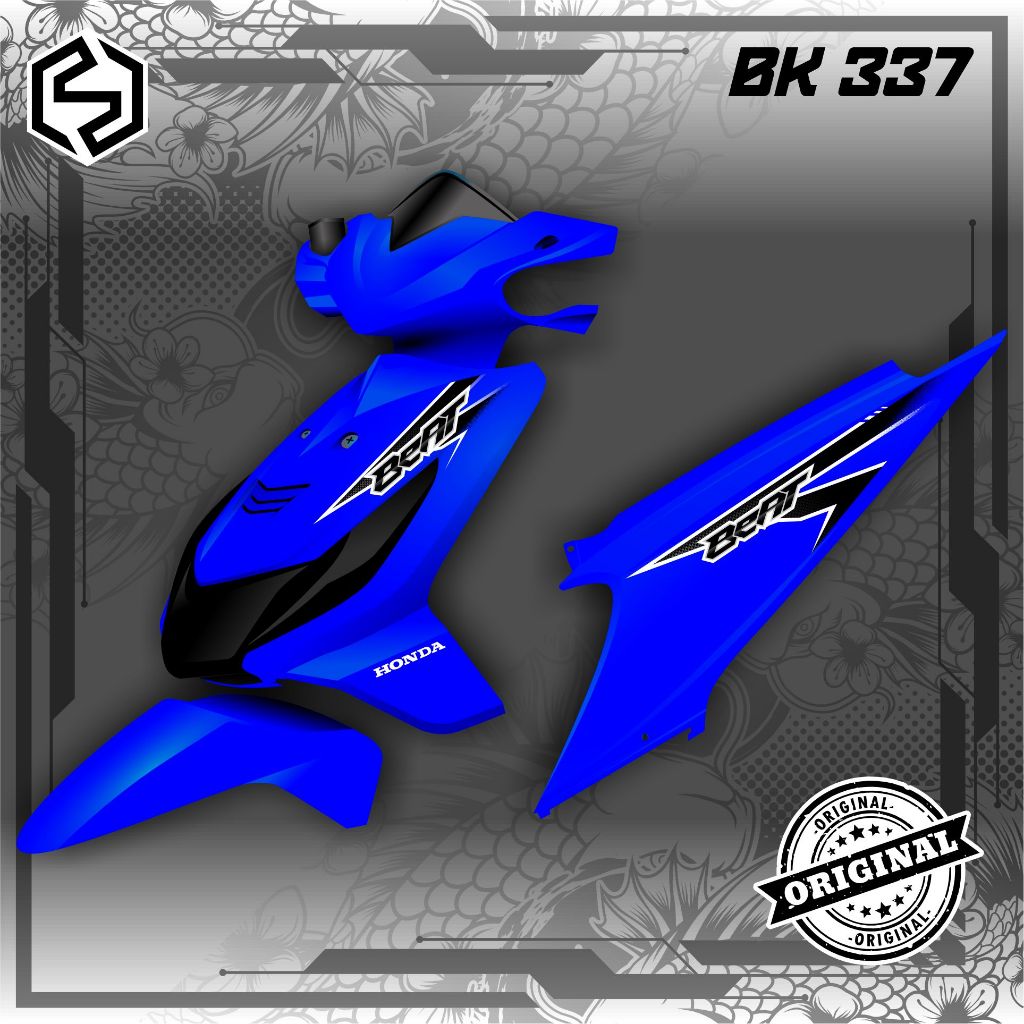 HONDA BEAT CARBON ICON RACING STRIPING THAILAND VARIATION BK 337 / BK 345