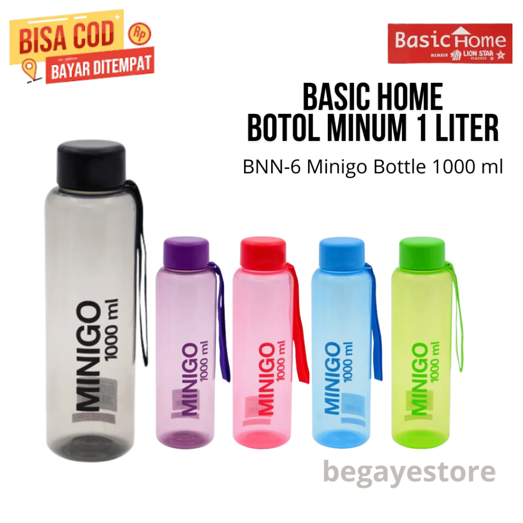 BNN-6 Minigo Bottle 1000 ml Basic Home 1 ลิตร Minigo Drinking Bottle