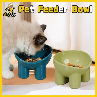 Tempat Mangkok Makan Kucing Anjing Kaki Tinggi Anti Semut/Mangkuk Pelindung Leher Hewan Peliharaan