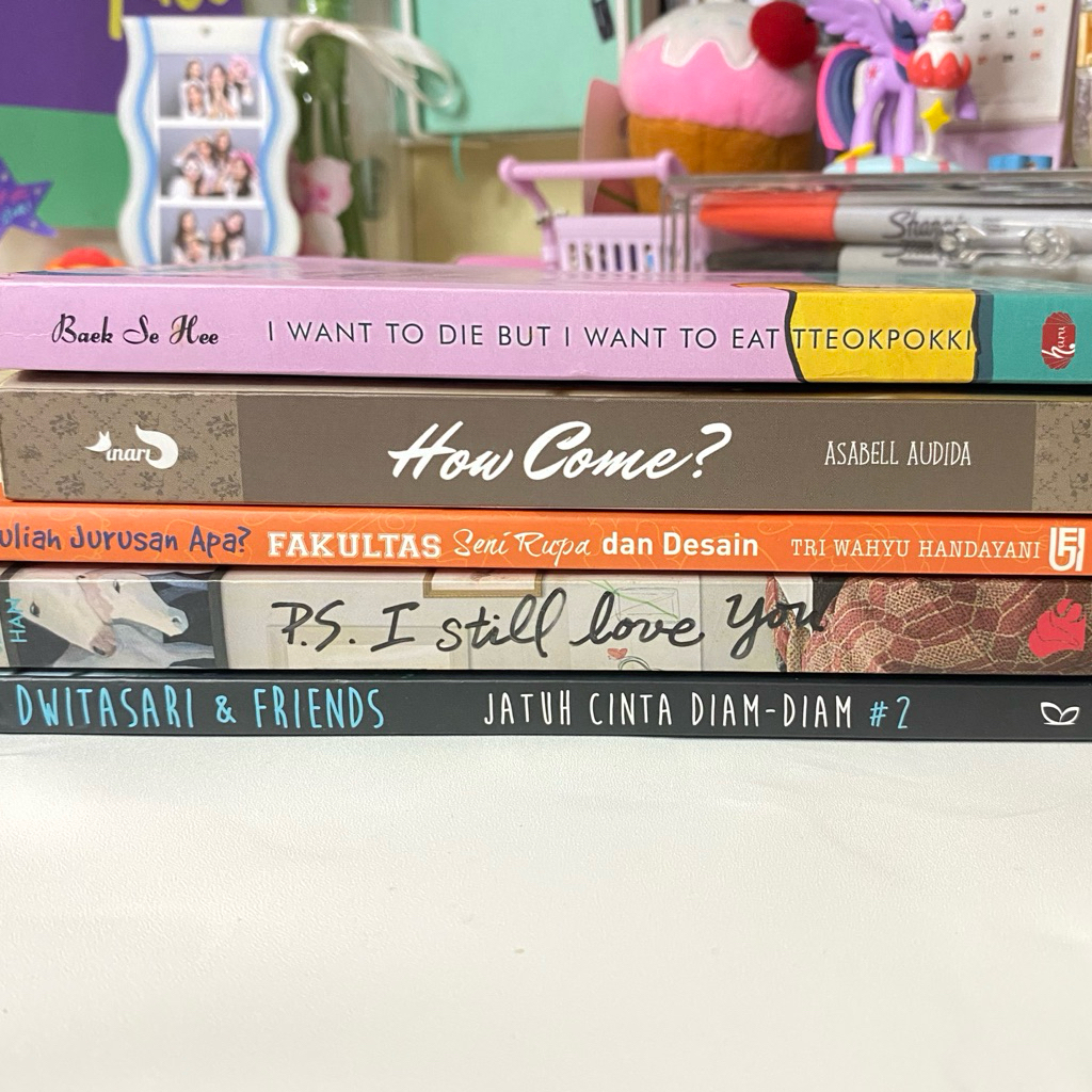 [PRELOVED] นวนิยาย How Come, I Want To Die But I Want To Eat Ttokpokki, PS I Still Love You, Falling