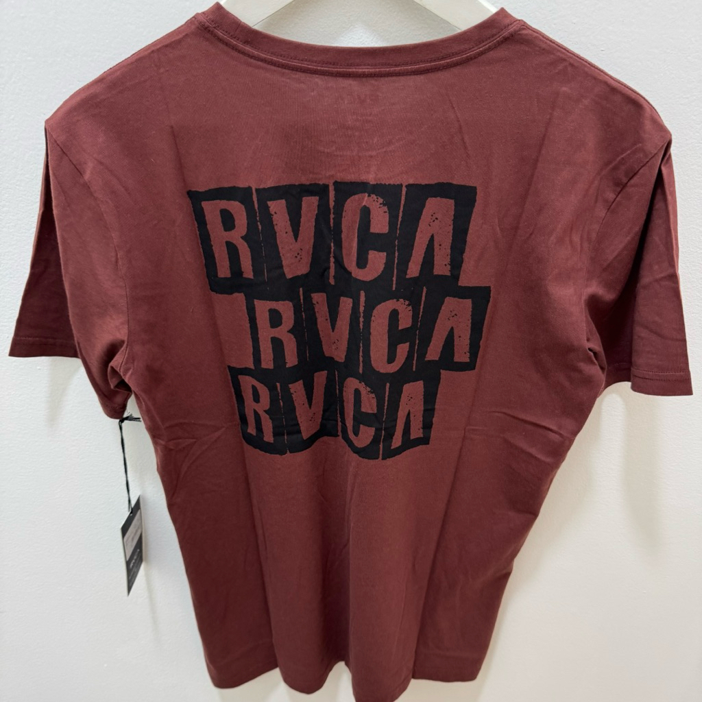 RVCA ORIGINAL BLOCKED เสื้อยืดผู้ชาย RVCA SS TEE