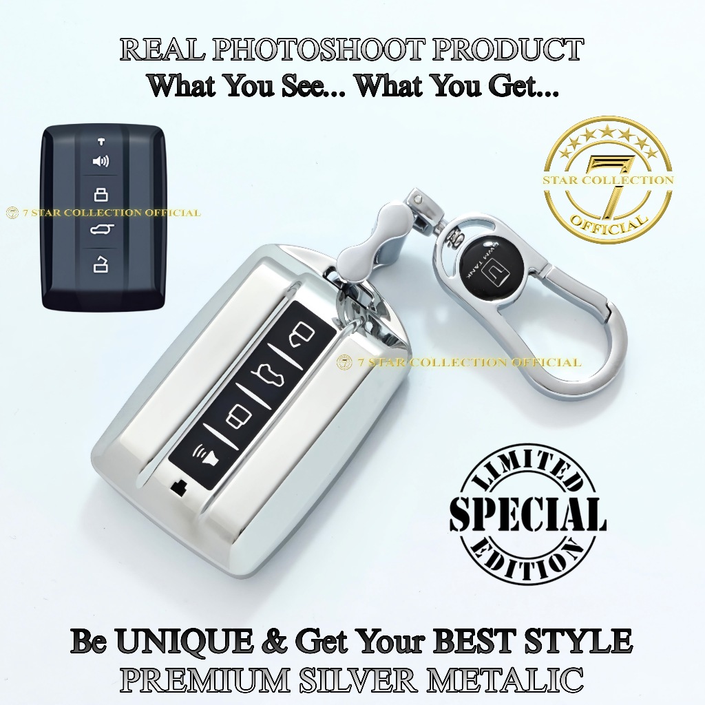 GWM TANK 300 HEV Diesel TANK 500 HEV HYBRID Premium Silver Edge ฝาครอบกุญแจรีโมทรถยนต์