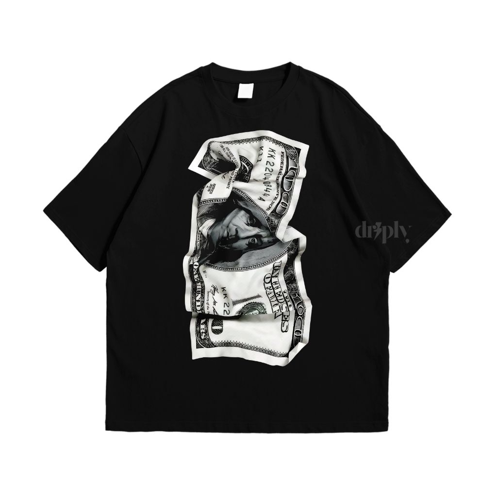 KATUN Driply Tshirt Oversize Unisex Dollar เสื้อยืดยางหวี