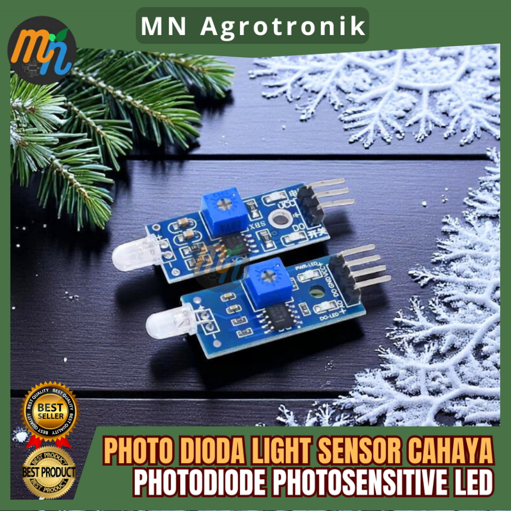 CAHAYA Photo Diode Diode Light Sensor Photodiode Photosensitive LED