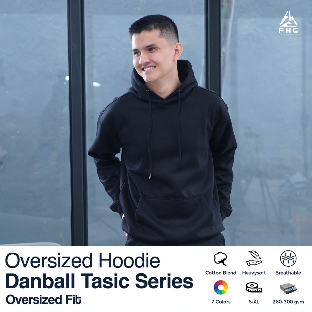 Hoodie Jumper ขนาดใหญ่ธรรมดา FHC Danball Tasic Unisex Original