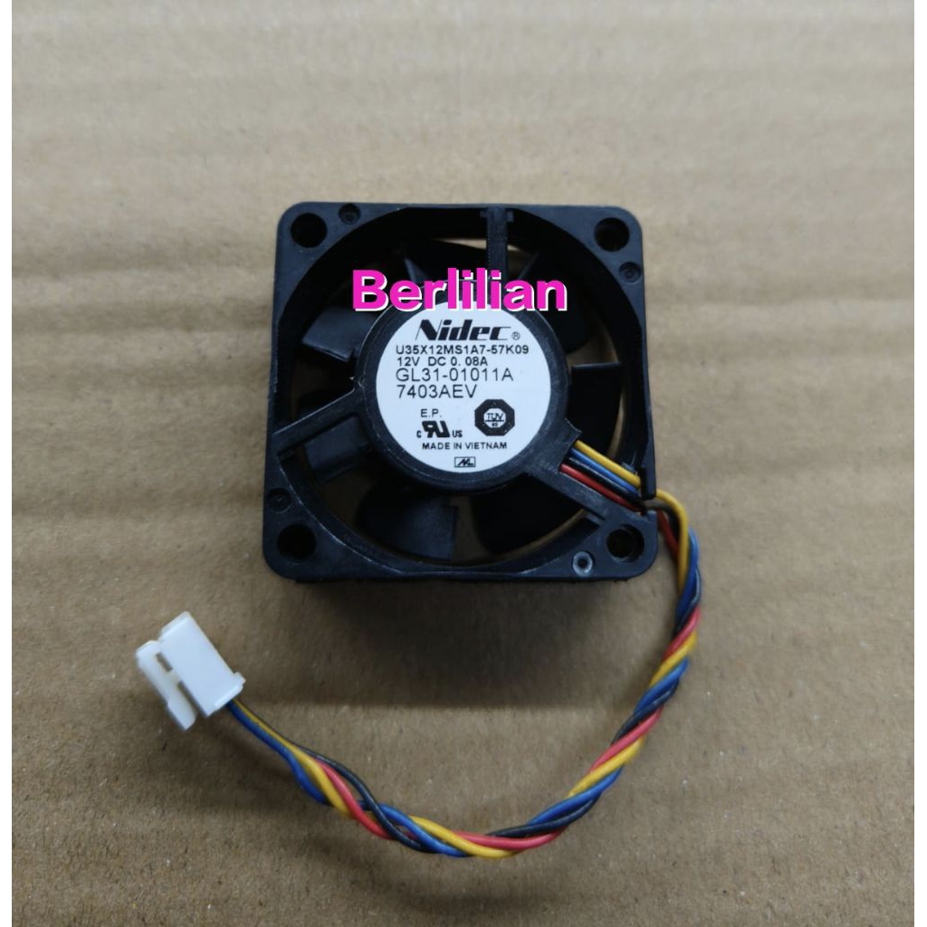 12V 3CM NIDEC DC FAN ผลิตในพัดลม Nidec ขนาด / 3 ซม. DC 12v