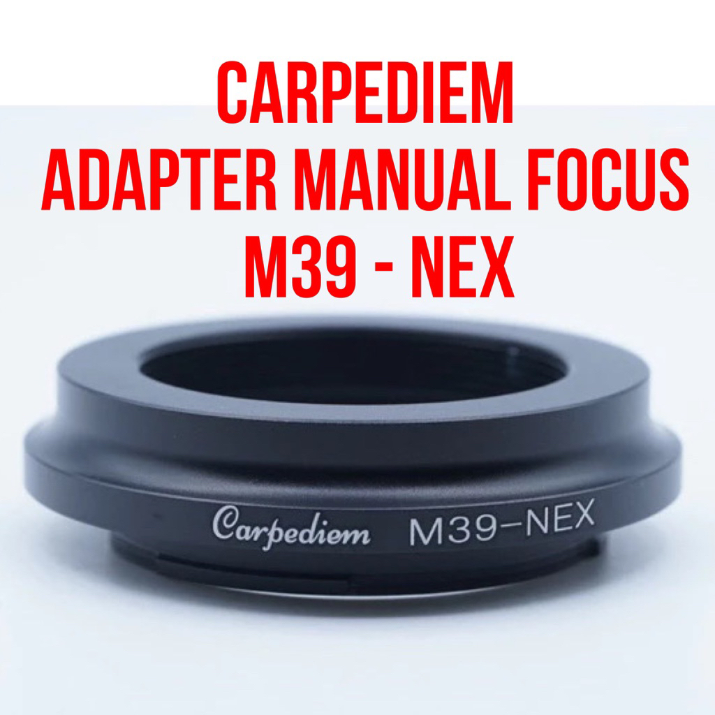อะแดปเตอร์เลนส์คาร์ปี๊ด | M39 - NEX ทองเหลือง| เลนส์ Leica M39 39 มม. เป็นกล้องตัวกล้อง Sony NEX E M