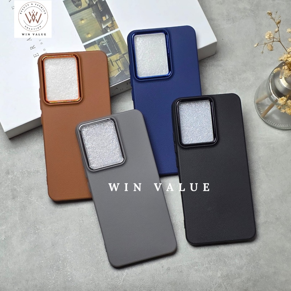 เคส Leather List Crom Softcase Realme 14 5G Realme 14T