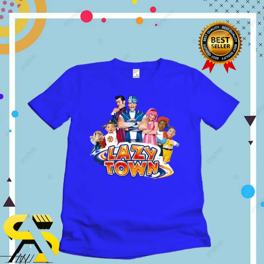 LAZY TOWN CHILDRENS CLOTHINGS T-SHIRTS TOPS