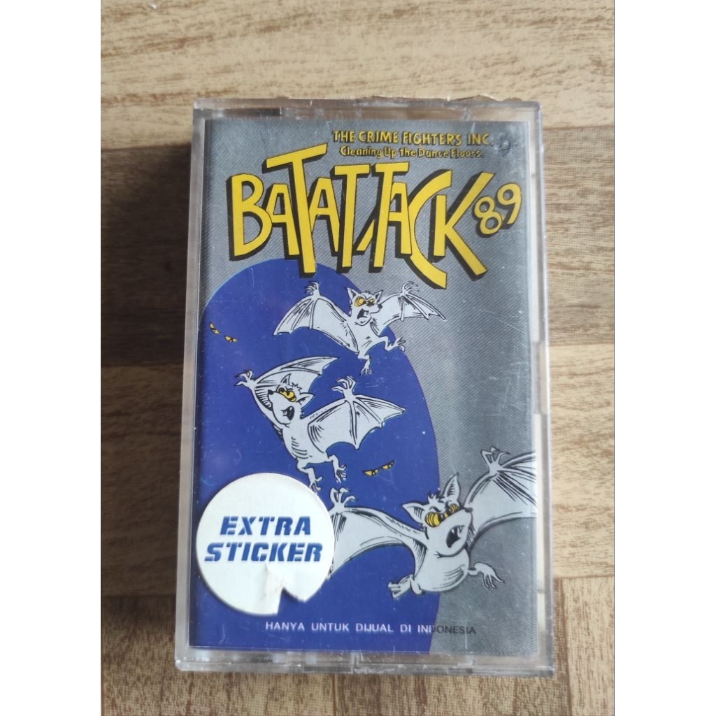 เทปคาสเซ็ท "นักสู้อาชญากรรม"BAT ATTACK 89