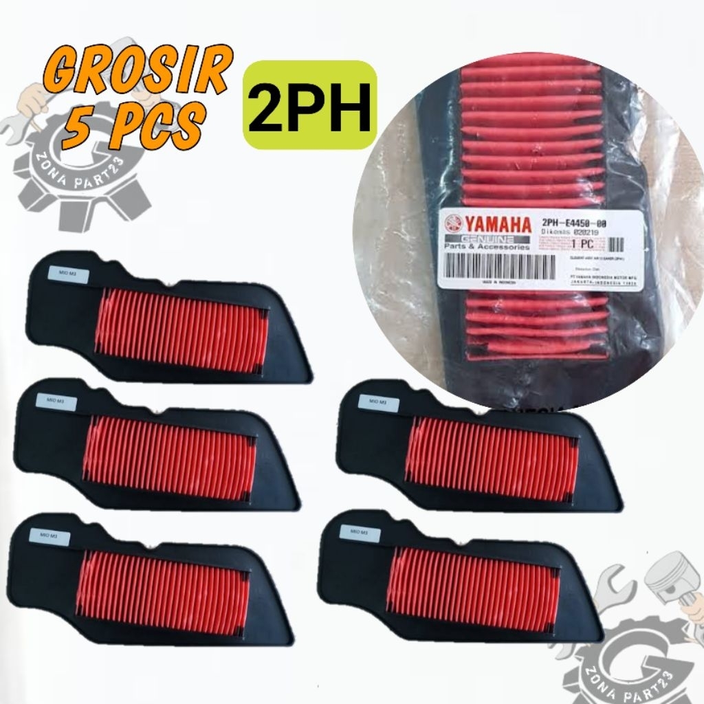 WHOLESALE (5PCS) AIR FILTER MIO M3/FINO 125 F1/MIO Z/SOUL GT 125/X RIDE 125 รหัส 2PH