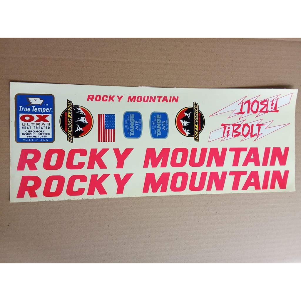 MERAH Decal Sticker for Rocky Mountain Red collection