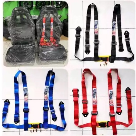 4-POINT RACING SAFETY BELT / 4-POINT RACING CAR SAFETY BELT