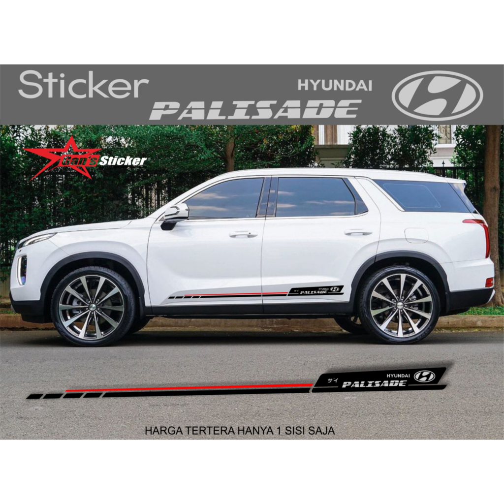 Hyundai Palisade Variation สติ๊กเกอร์ Hyundai Palisade อุปกรณ์ตกแต่งรถยนต์