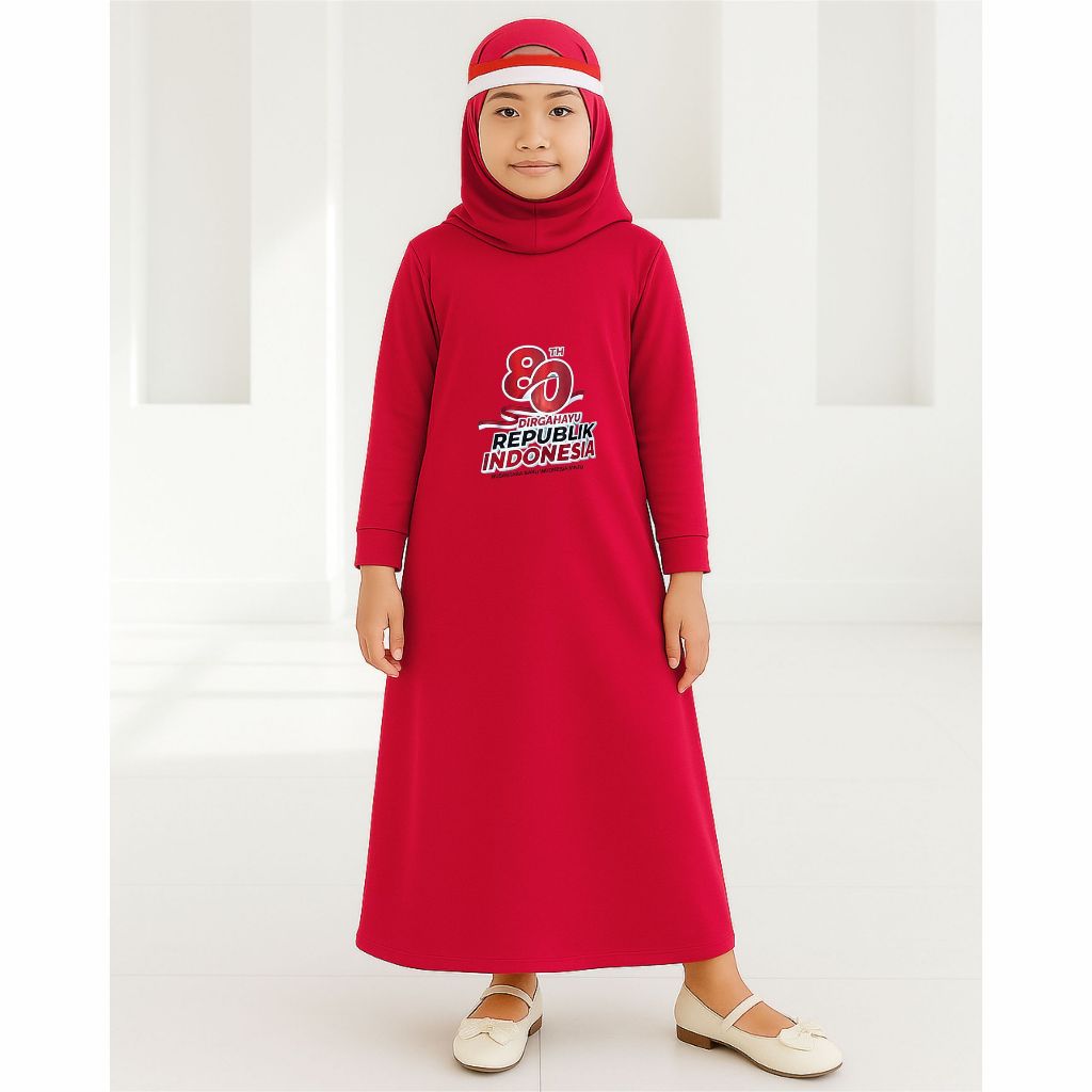 CKids DTF Girls Gamis Happy Independence Day Edition 80 Years Limited Edition