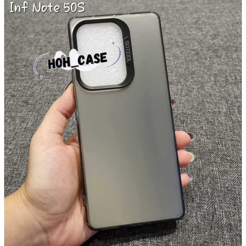 เคส infinix note 50s infinix note 50x infinix gt 30 pro so cool case macaron hybrid case สีดํา