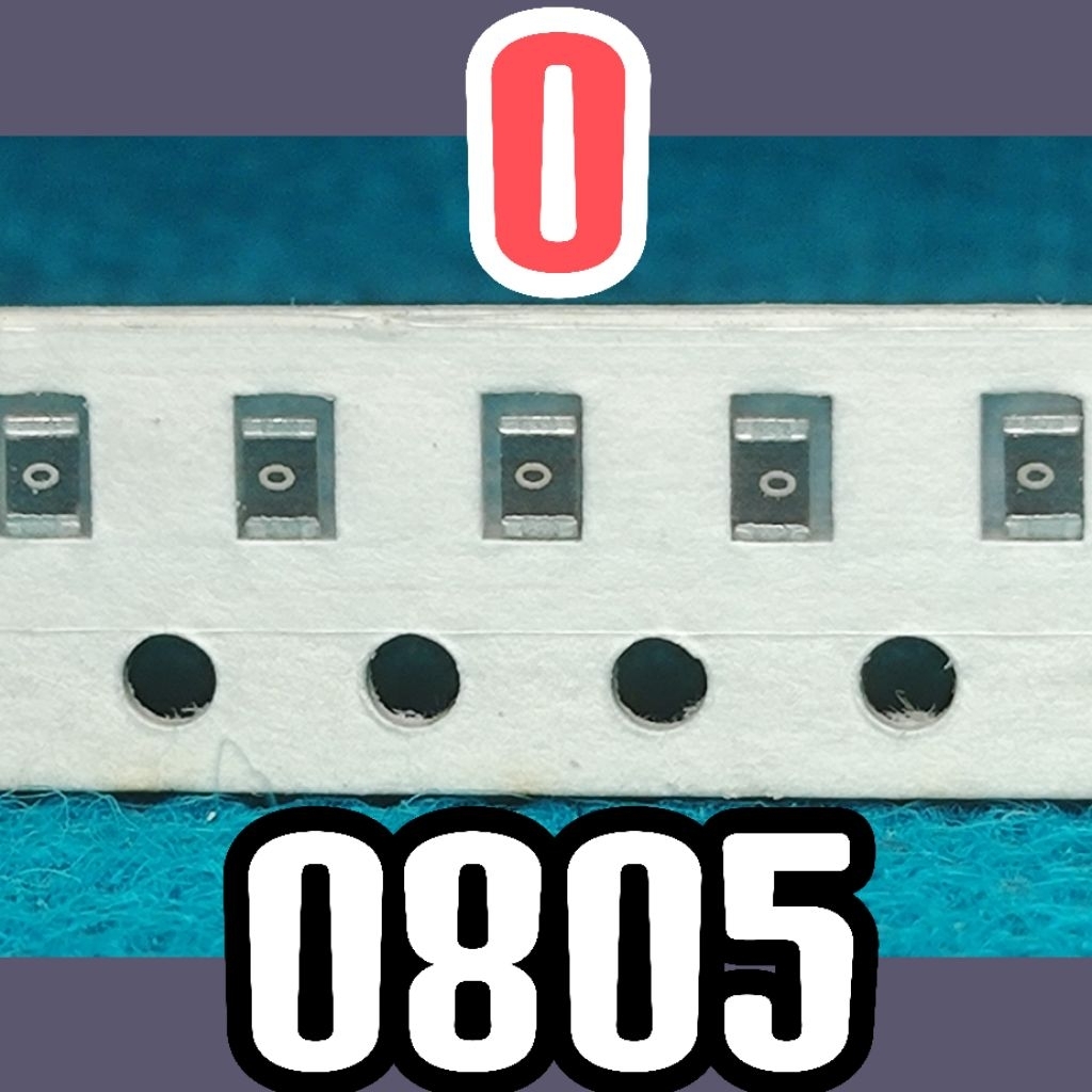 10 ชิ้น ตัวต้านทานชิป smd 000 R00 0 ขนาด 2012 08805 0ohm 0 โอห์ม 0R