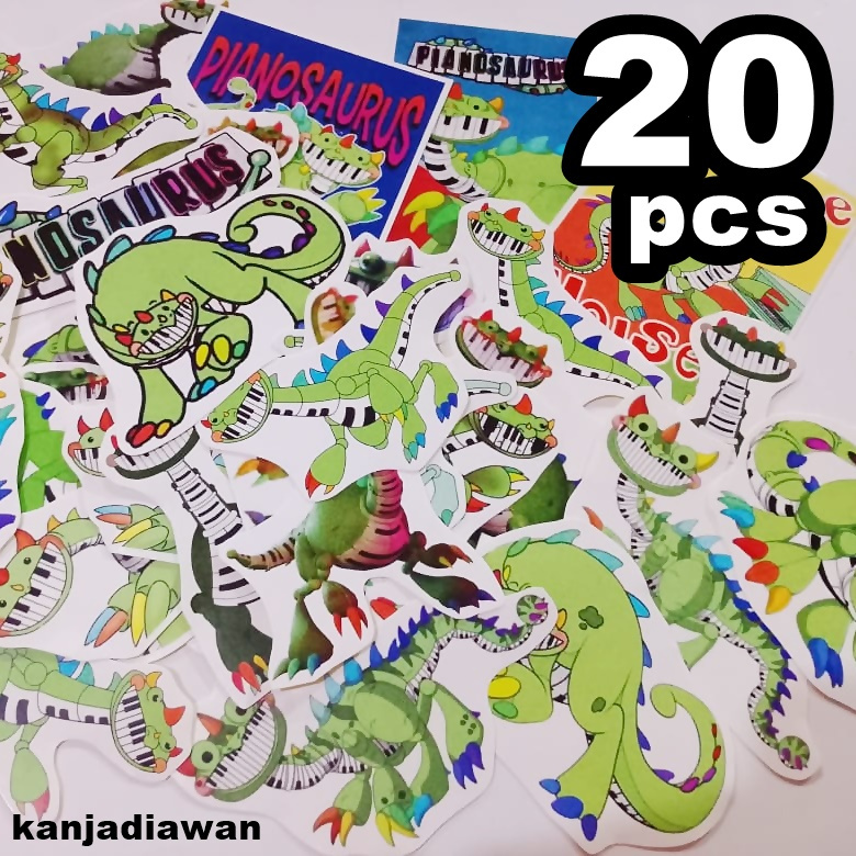 Pianosaurus Poppy Playtime Stickers 20 PC Pianosaurus Stickers