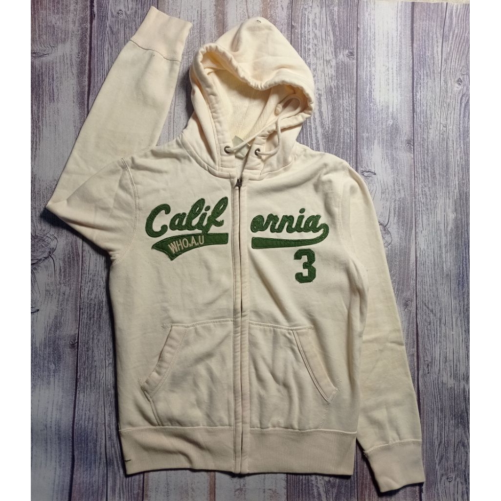 California Who เสื้อแจ็คเก็ตลําลองกลางแจ้ง AU มือสองแบรนด์