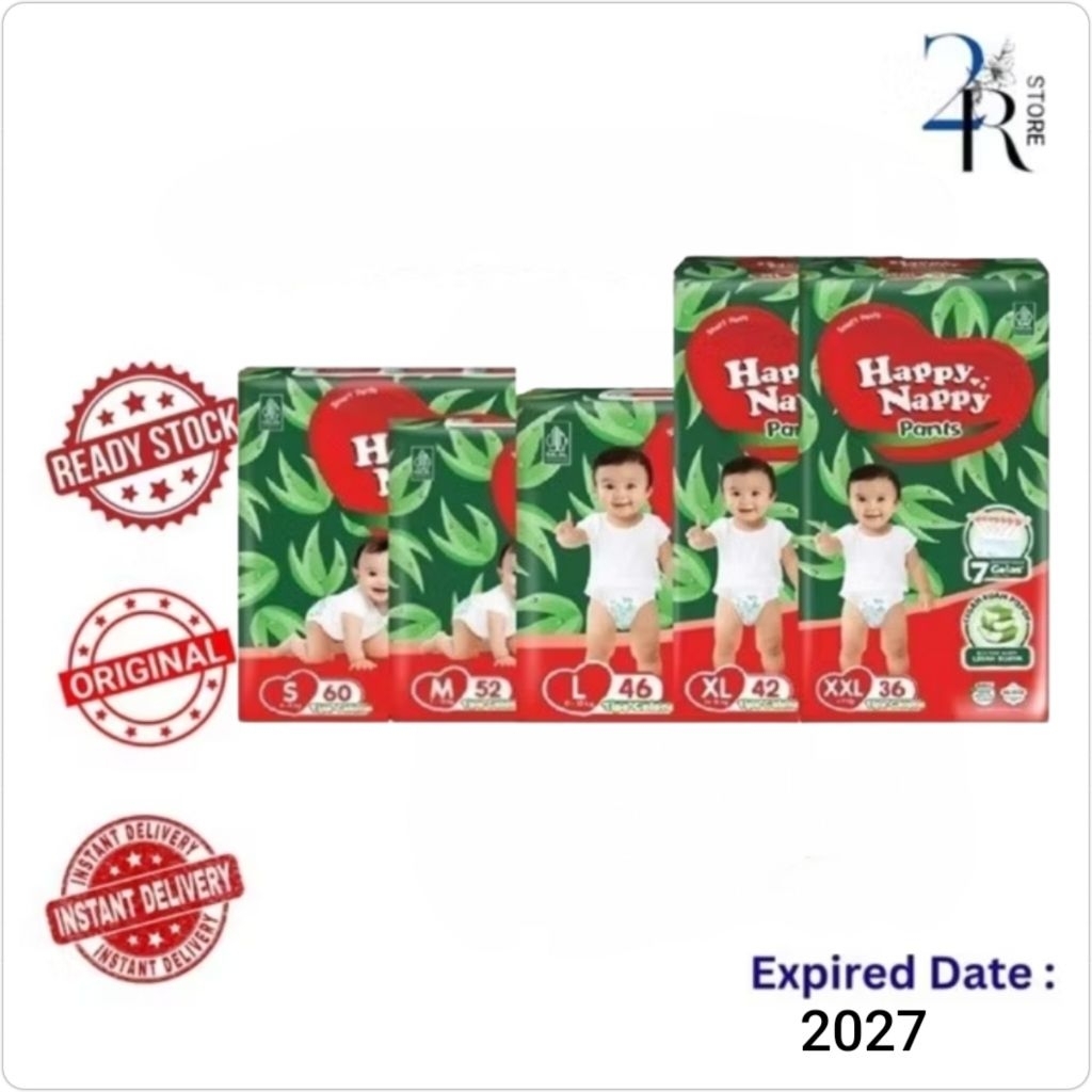 HAPPY NAPPY PANTS S60 / M52 / L46 / XL42 / XXL36