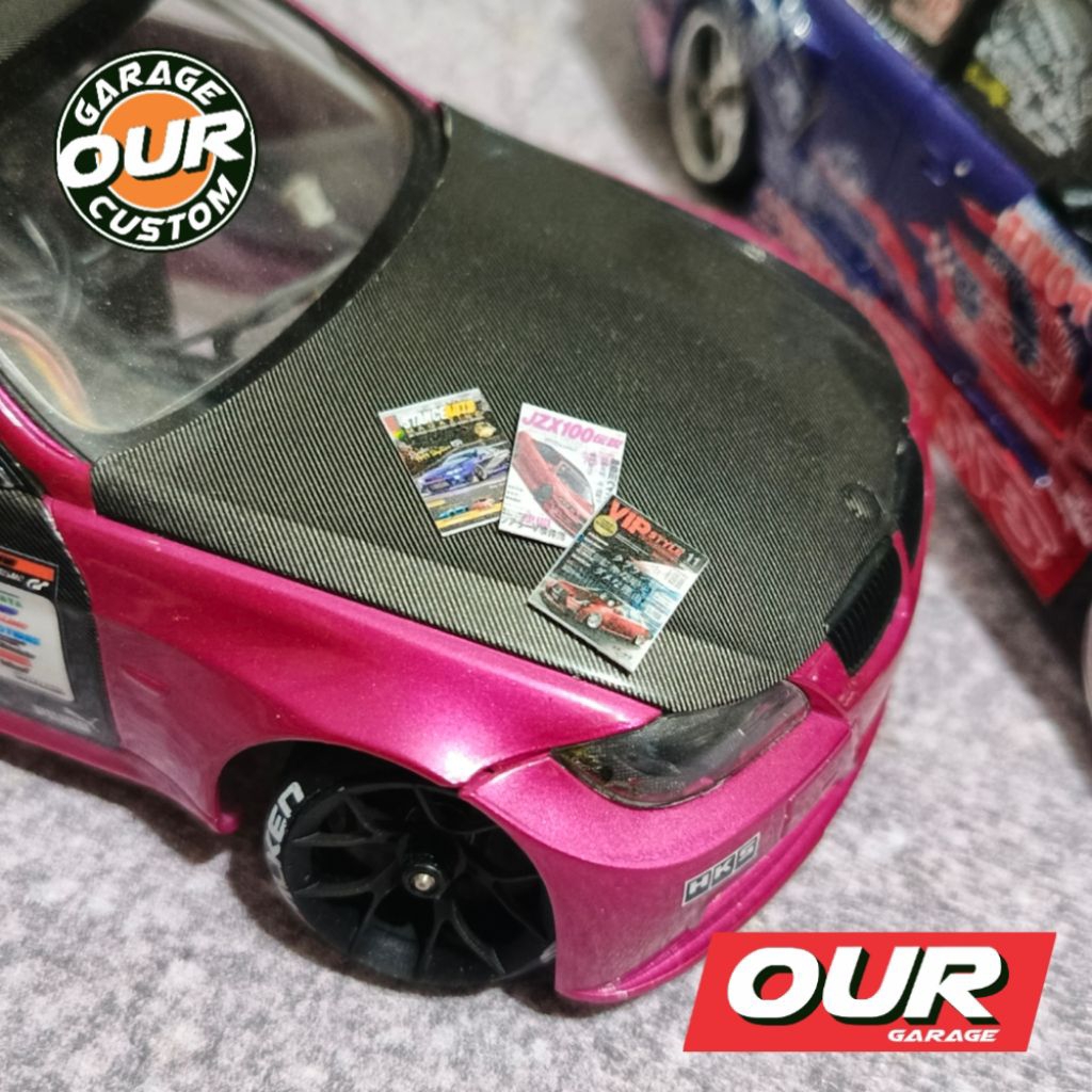 อุปกรณ์เสริมนิตยสาร Model Kit 1/24 Mini RC Drift 1/24
