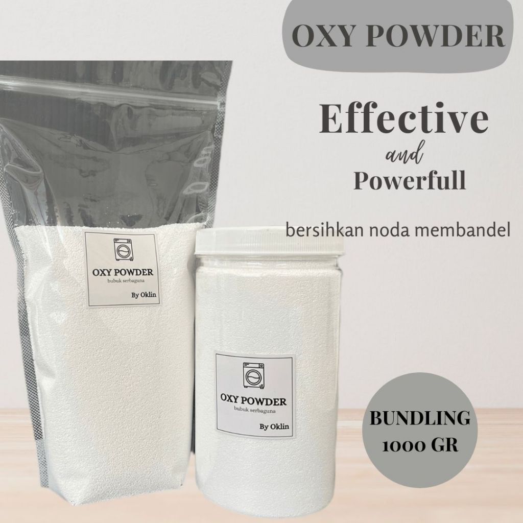 Oxy Powder by Oklin 1000g กระปุก SAVING BUNDLING ผงวิเศษอเนกประสงค์