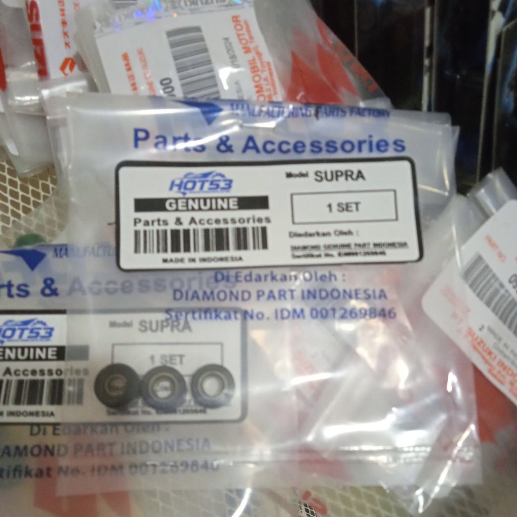 (WHOLESALE 10 ชุด) ซีลยางคู่ SUPRA -HOT-53- LEGEND GRAND REVO LEGEND CONTENTTS แพ็คพลาสติก 3 ชิ้น