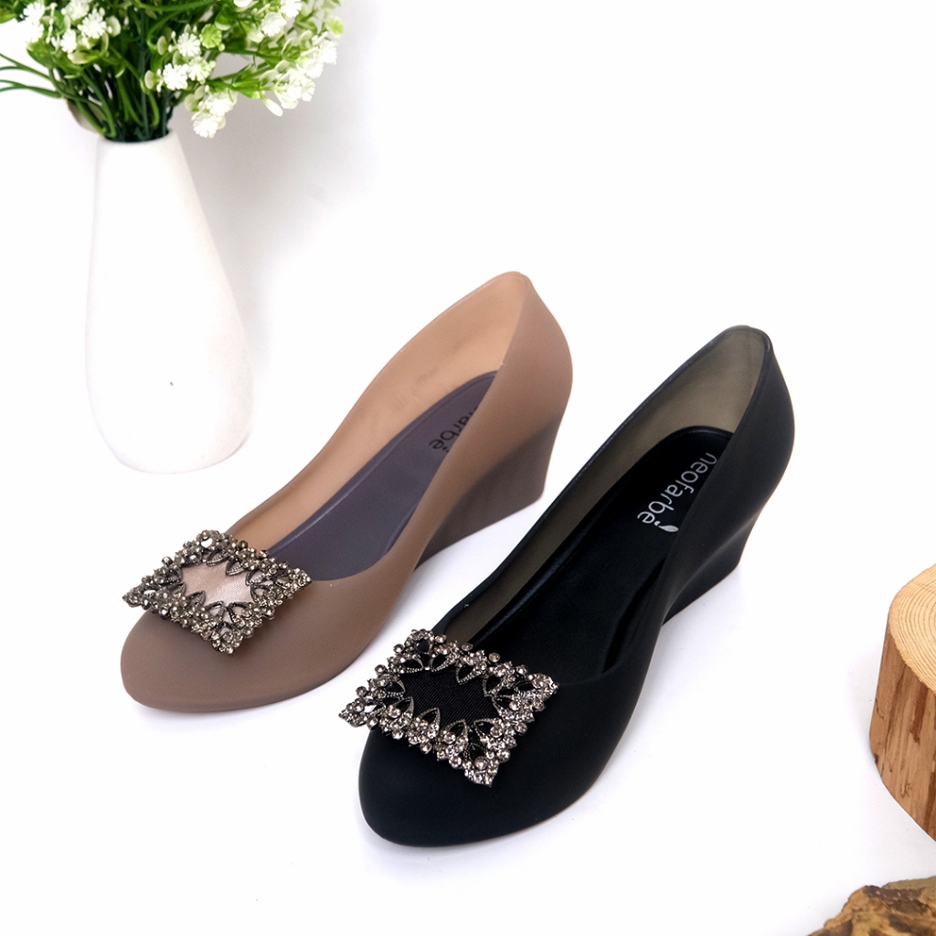 NEW-Neofarbe Olivia 56 Wedges Shoes Jelly