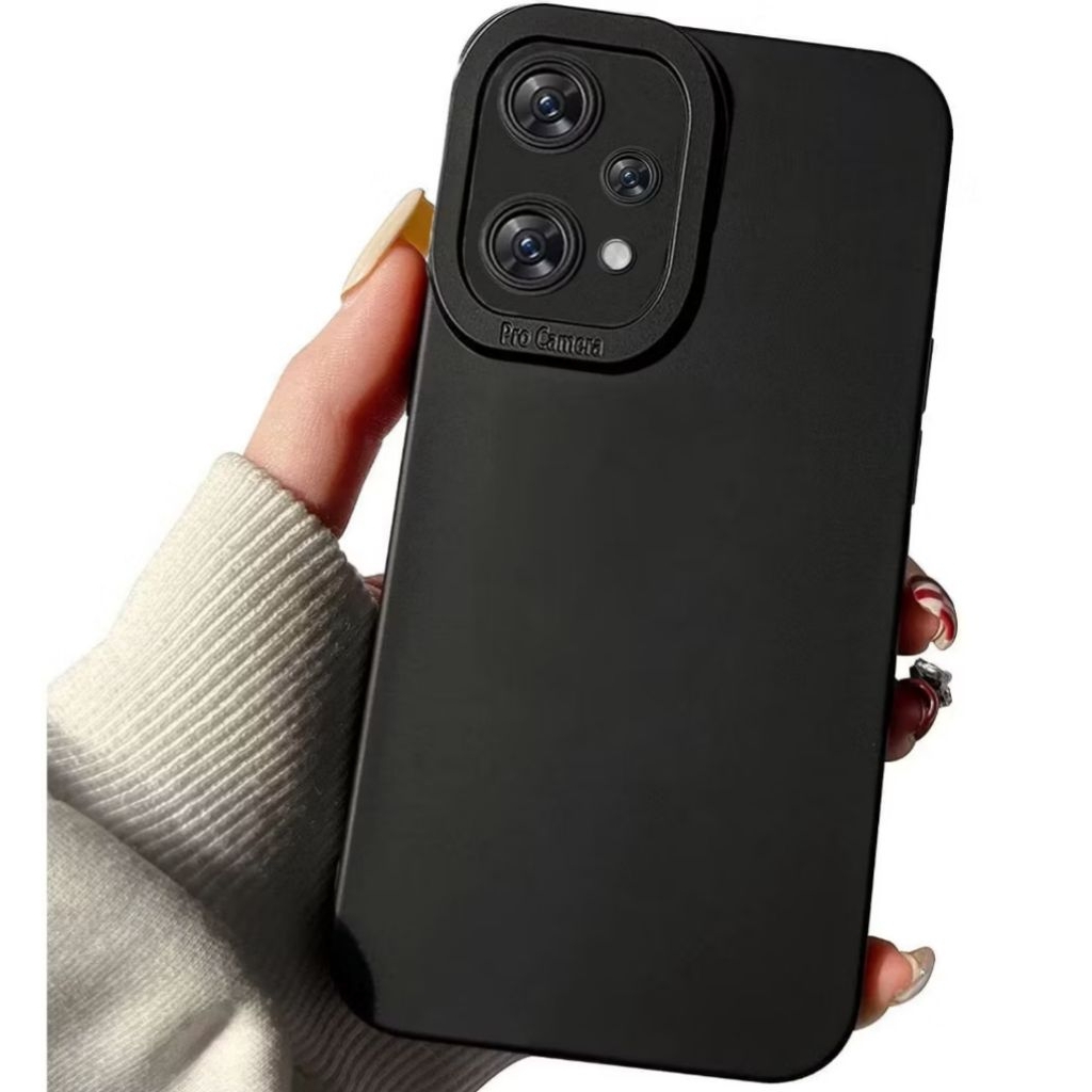 SOFTCASE PROCAMERA OPPO F3 OPPO F3 PLUS OPPO F5 OPPO F7 OPPO F1S OPPO A59 SLICON สีดําเต็ม